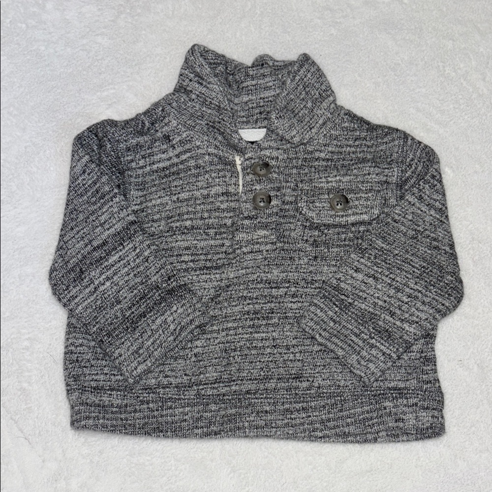(3for $10) Joe Fresh Gray Ribbed Knit Sweater